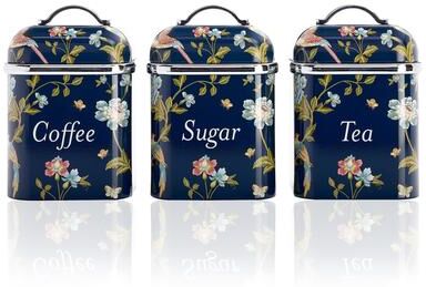 VQ - Laura Ashley 3pc Canister Set