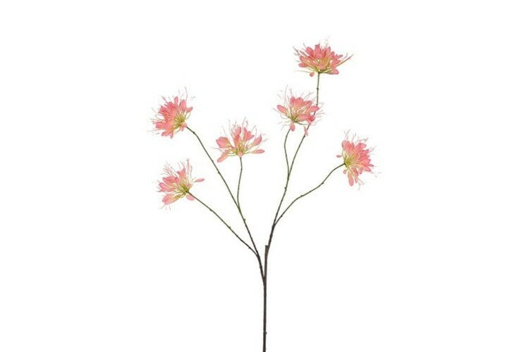 Countryfield zijden bloem Lycoris roze 118 cm