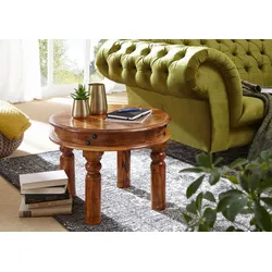 Couchtisch rund Akazie 60x60x45 honig lackiert OXFORD #0329
