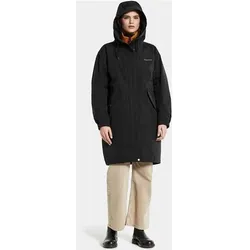 DIDRIKSONS Damen Mäntel halblg. Da GABRIELLA WNS PARKA, Größe 36/38 in Schwarz Schwarz
