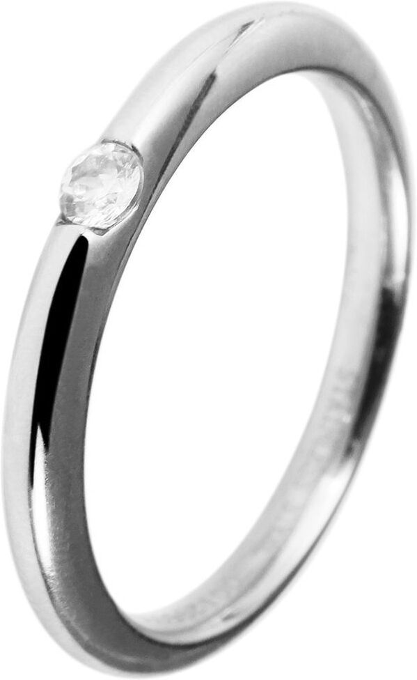 Fingerring AKZENT "Baraa, silberfarbig, langlebig" Gr. 52, silber (silberfarbig), Fingerringe, Damen, 52, Edelstahl, Fingerring
