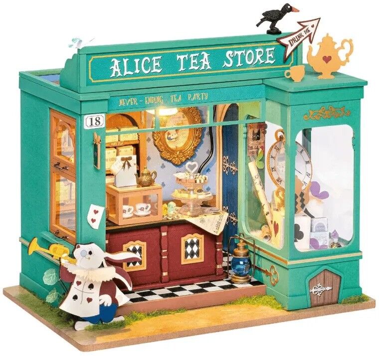 Alice's Tea Store - Miniature 3D DIY Rolife