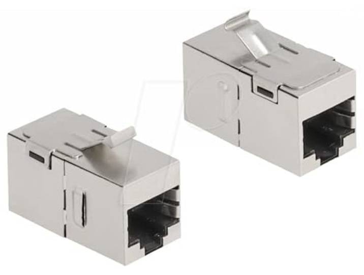 DeLOCK Keystone module RJ45 bus naar RJ45 bus Cat.6A