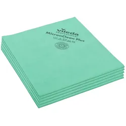 Vileda MicroClean Plus grün, Microfasertücher, 5 Stück/Pack 5 Stück im Pack