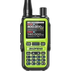Baofeng Krótkofalówka UV-5R EU MINI USB-C Bluetooth VHF UHF Pasmo Lotnicze Green, Walkie Talkie, Grün, Schwarz