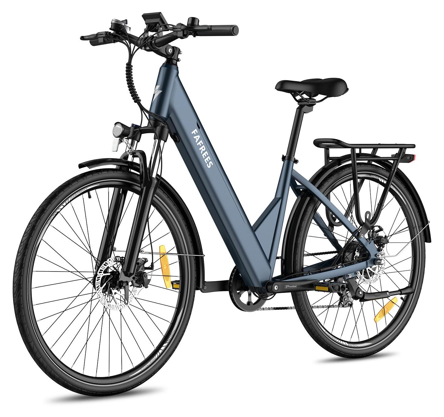 FAFREES F28 PRO City E-Bike - Motor 250W Akku 36V15Ah 55KM - Blau Matt
