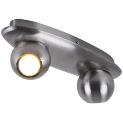 Decken Leuchte dimmbar Fernbedienung Wohnraum Kugel Spots dimmbar  im Set inkl. RGB LED Leuchtmittel
