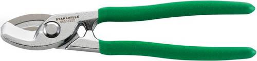 Stahlwille 6630 5 220 KABELSCHERE VERCHROMT 220MM 66305220 Kabelschere Geeignet für (Abisoliertechnik) Alu- und Kupferkabel, ein-