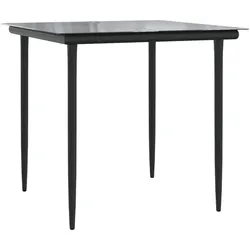 vidaXL, Gartentisch + Balkontisch, Fadonon (Spitzes Bein) (80 x 80 x 74 cm)