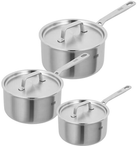 Kuhn Rikon Culinary Fiveply 3 Piece Saucepan Set