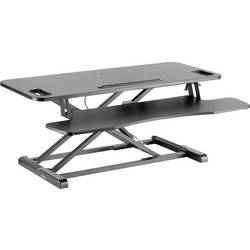 SpeaKa Professional SP-DESK-001 Sitz-Steh-Schreibtischaufsatz Höhen-Bereich: 110 bis 505 mm Schwarz SP-14970960