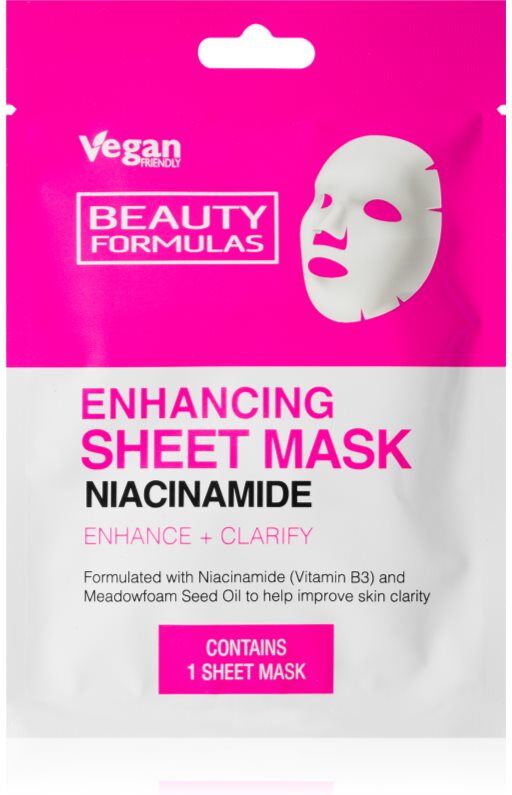 Beauty Formulas Niacinamide nourishing sheet mask 1 pc