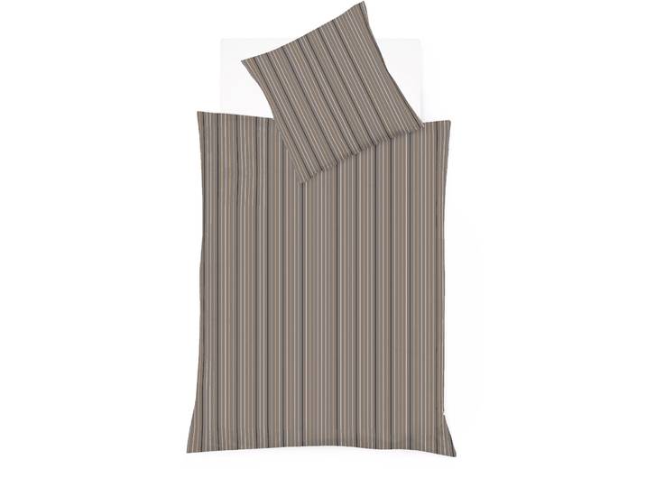 Bettwäsche FLEURESSE Modern Life , braun (chocolate), B/L: 200cm x 200cm, 1 Stk., 2 Stk., Mako-Satin, B/L: 80cm x 80cm & 80cm x 80cm, 3 Stk., Mako-Satin, Obermaterial: 100% Baumwolle, Bettwäsche, Bettwäsche, Mako Satin, Baumwolle, in Gr. 135x200, 155x220, 200x200cm