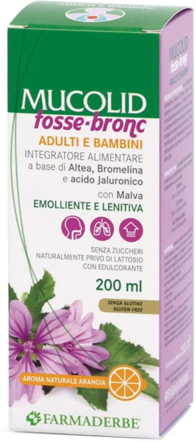 FARMADERBE Srl MUCOLID TOSSE BRONC 200ML ARA