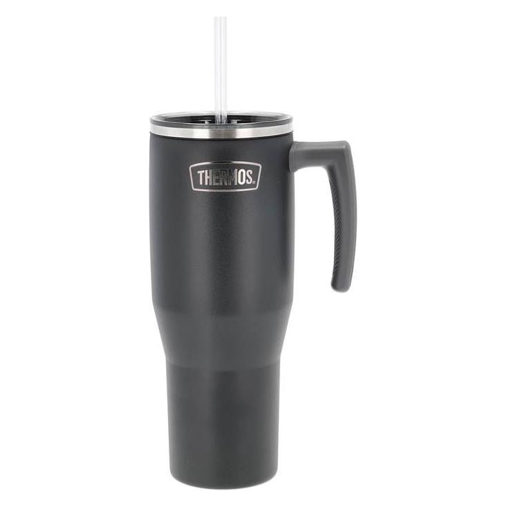 Thermos - Thermal Mug with Handle 1.1 Liters - Matte Black (1.10 l) (34566)