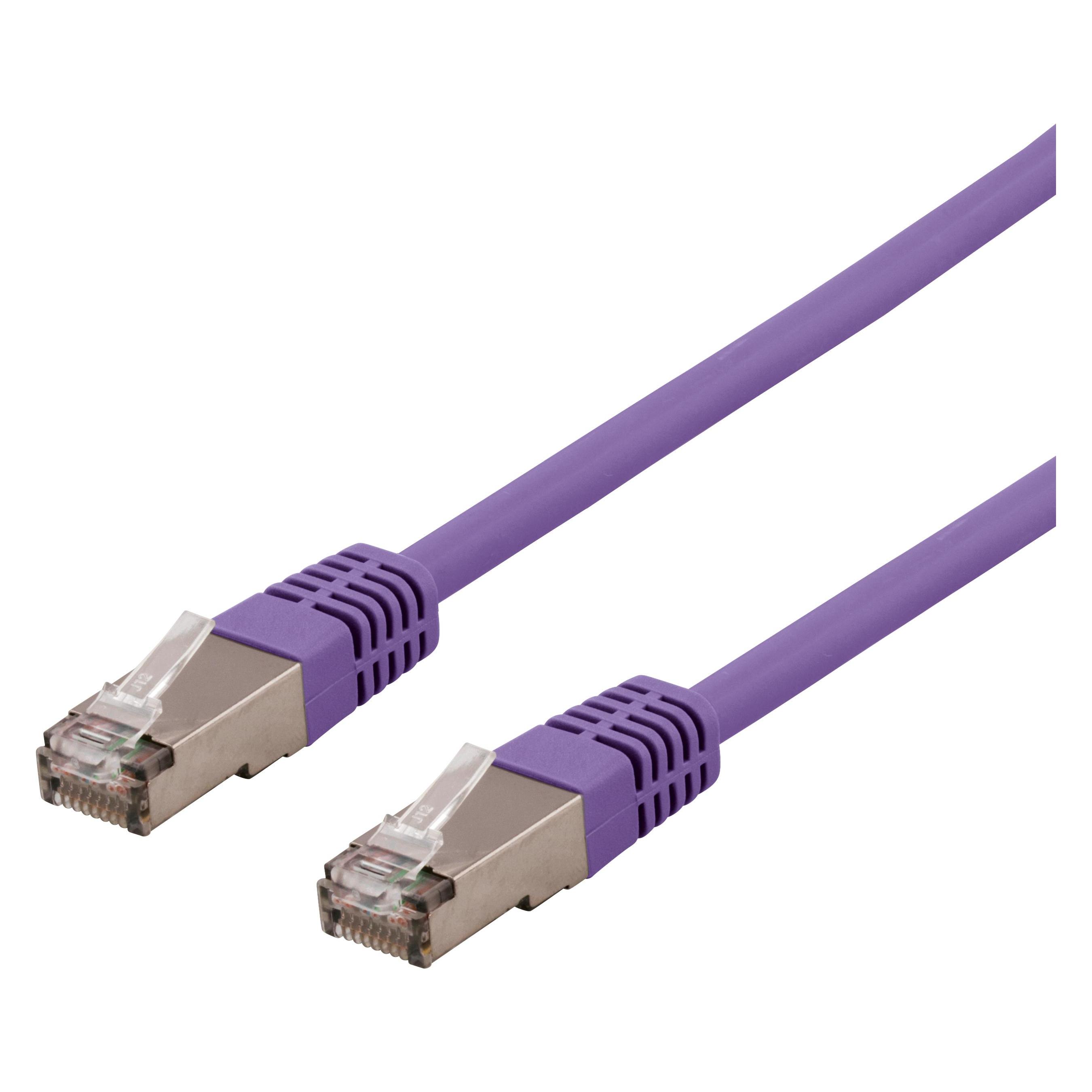 Deltaco STP-61PAU - patchkabel - 1 m (STP, U/FTP, CAT6a, 1 m) (STP-61PAU)