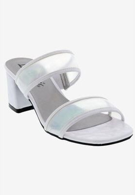 Women's Fizzle Heeled Mule by Bellini in White (Size 10 M)