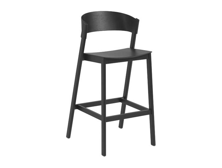 Muuto Tabouret de bar Cover Noir