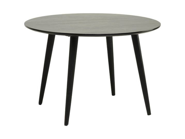 Mid.you Esstisch, Schwarz, Holz, Akazie, vollmassiv, Holz, rund, konisch, 115x76x115 cm, Esszimmer, Tische, Esstische, Esstische rund