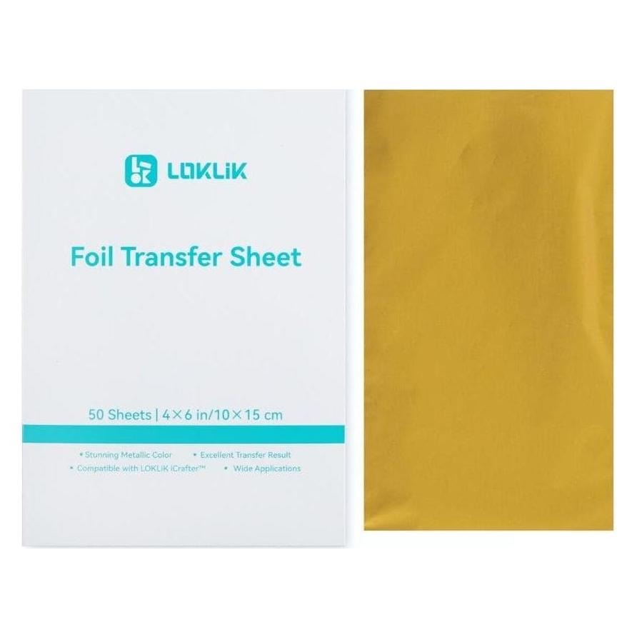 Loklik Foil Transfer Sheets - 50 Pack (SG-YBZ-0001-US-L-B2B)