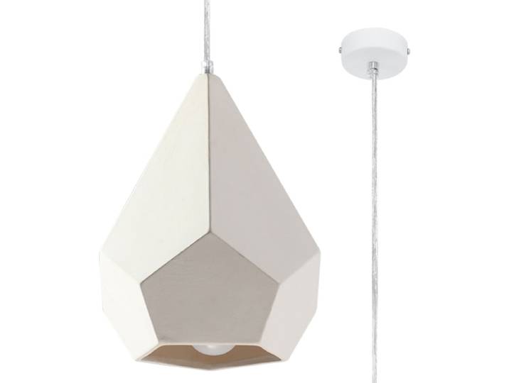 Lampe pendante en céramique PAVLUS 1xE27 15W céramique 135x25x25cm Sollux Lighting