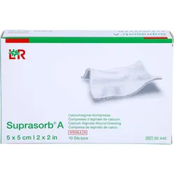 Suprasorb A Calciumalginat Kompr.5x5 cm 10 ST