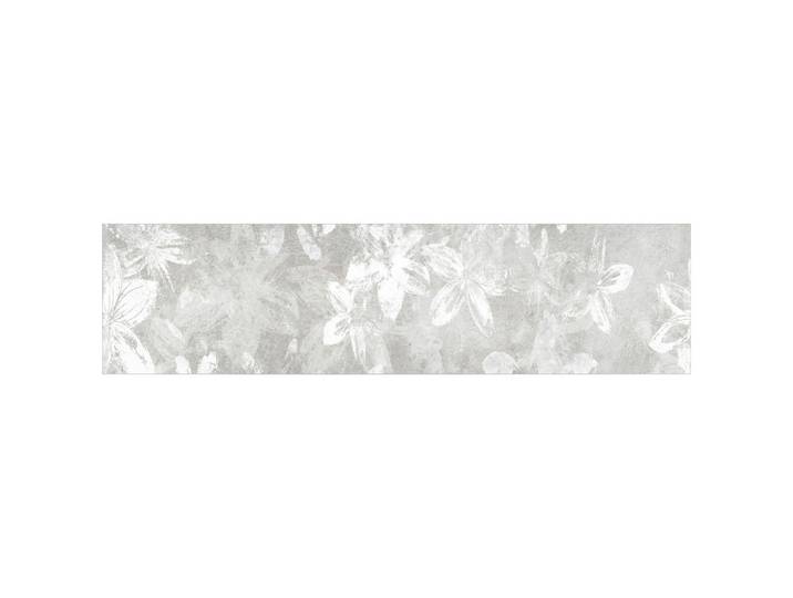 Fani Küchenrückwand Smart - Glas, Hellgrau, Metall, Kunststoff, Blume, 210x53.7x0.6 cm, mit Dekor, Spritzschutz, individuell zuschneidbar, Echtglas-Optik, eventuelle Anpassungen vor Ort nötig, Küchen, Küchenausstattung, Küchenrückwände
