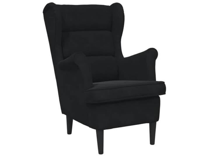 vidaXL Sessel Schwarz Samt