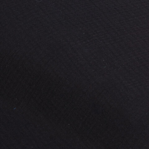 Musselin/Doppel-Gaze, schwarz