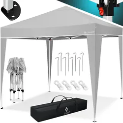 KESSER® Pavillon 3x3m   wasserdicht   inkl. Tragetasche mit Rollen  Pop-Up Klicksystem   UV-Schutz 50+   Faltpavillon   Gartenzelt   Partyzelt   Metall-Verstrebungen