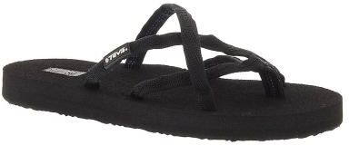 Teva Olowahu - Womens 5 Black Sandal Medium