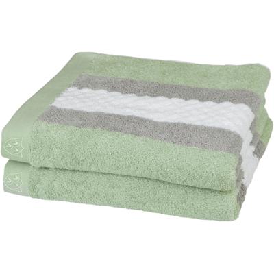 Handtücher ROSS "Harmony", grün (piniengrün), B:50cm L:100cm, Frottier, Baumwolle, Handtücher, 100 % Baumwolle, Hoch Tief Struktur, viele Farben