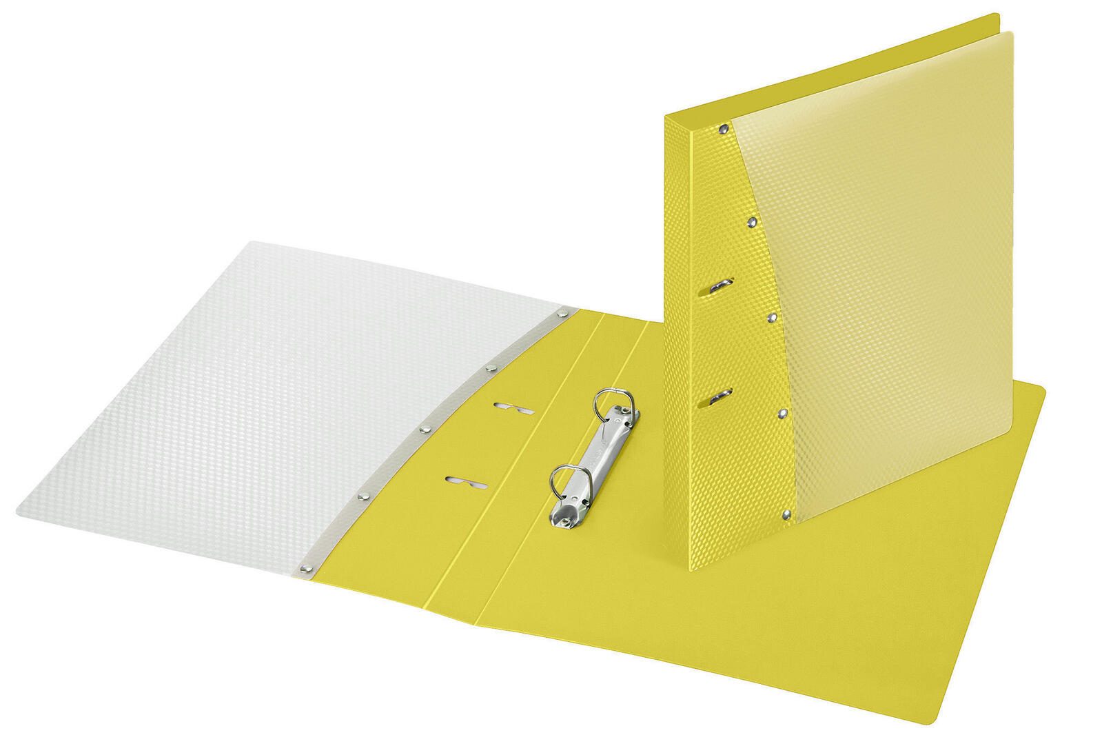 VELOFLEX Diamond Präsentationsringbücher 2-Ringe DIN A4 2,90 cm gelb 1141410