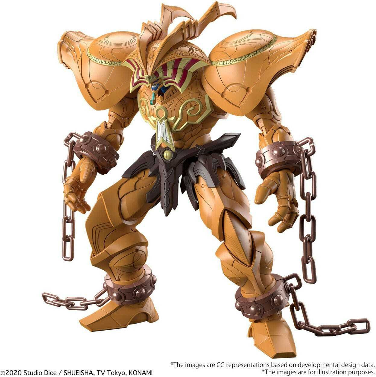 Bandai Yu-Gi-Oh! Exodia Incarnate Amplified figuur gouden uitvoering