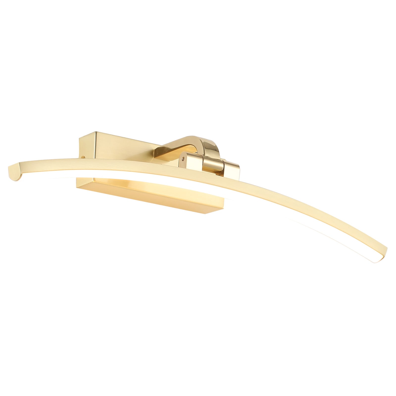 Searchlight Santorini gouden schilderijlamp met LED, goud/messing en aluminium