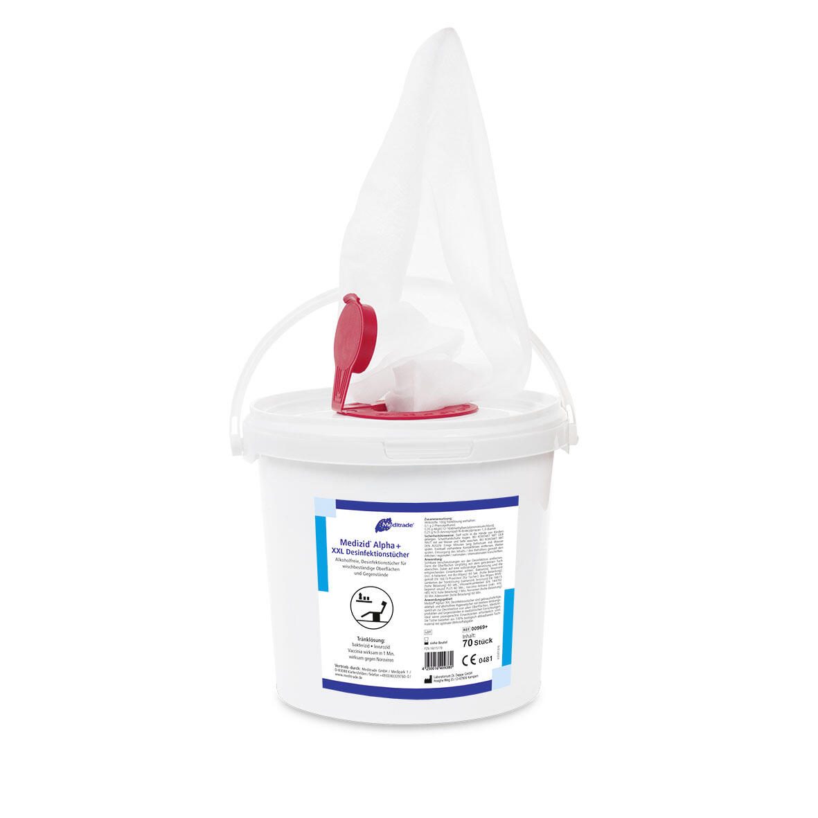 Meditrade® Desinfektionstücher Medizid Alpha+ XXL Tücher 00969+