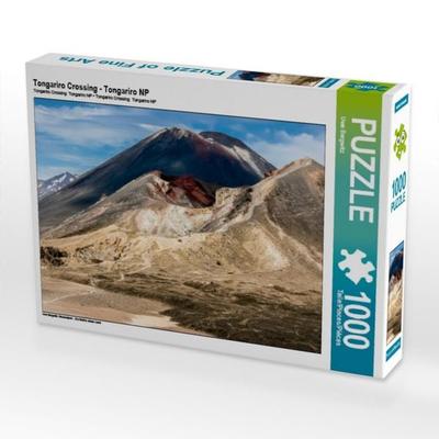 CALVENDO Puzzle Tongariro Crossing - Tongariro NP 1000 Teile Puzzle quer | 1000 Teile Lege-Größe 64 × 48 cm Foto-Puzzle für glückliche Stunden