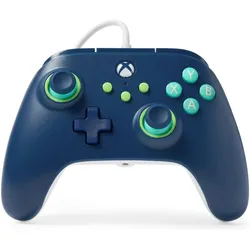 PowerA Wired Controller - Mariner Blue (Xbox Series X - S) (PC, Xbox Series S, Xbox Series X), Gaming Controller, Blau
