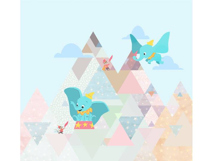Komar - Papier Peint Intissé Disney Dumbo 300 Cm X 280 Cm