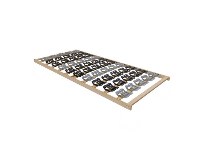 Mid.you Tellerlattenrost, Holz, Birke, 7-Zonen, 140x200 cm, Lga, Made in EU, FSC Mix, Schulterabsenkung, Tellerauflagen, alternative Größen erhältlich, Schlafzimmer, Lattenroste, Tellerlattenroste
