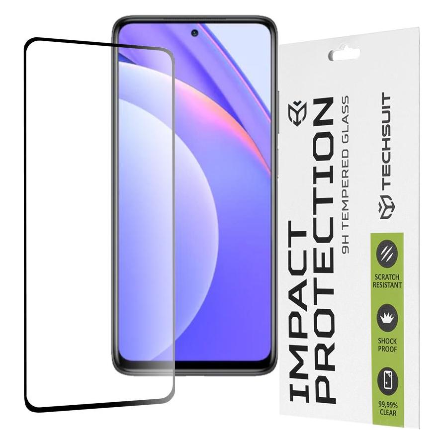 Techsuit - 111D Full Cover / Full Glue Glass - Xiaomi Mi 10T Lite 5G - Black (Xiaomi Mi 10T Lite 5G) (56337666)