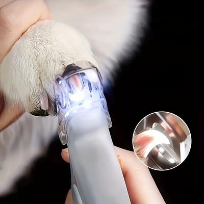 Inspire Daily Merch Cat And Dog Cleaning Scissors LED Pet Nail Clipper For Safe Beauty Care Cat And Dog Cleaning Scissors LED Pet Nail Clipper For Safe Beauty Care