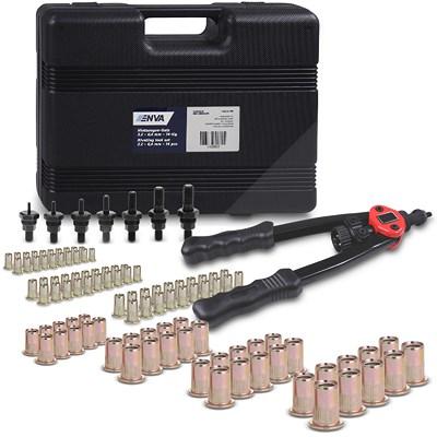 Enva Nietmutternzangen-Satz M3 - M12 - inkl. 100x Nietmuttern [Hersteller-Nr. 40825537]