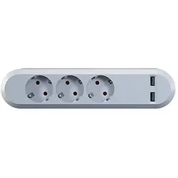 BACHMANN USB SMART Steckdosenleiste 2-fach USB Charger 381.801