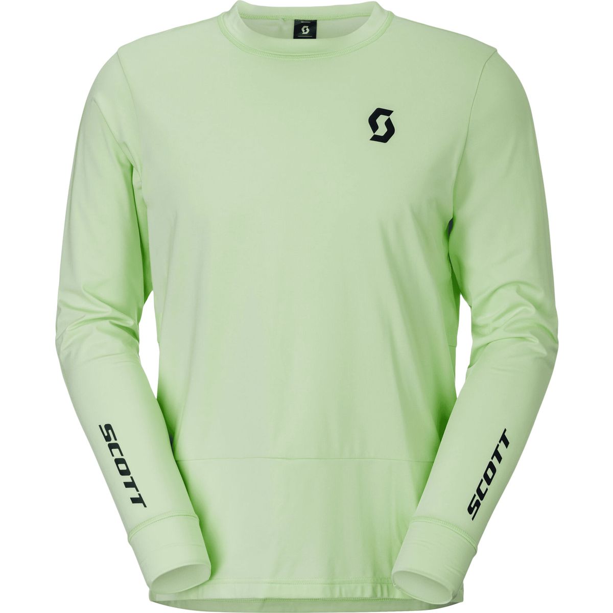 Scott Tee M's Vertic Pro Mid LS vapour green (8402) S 4255608402006