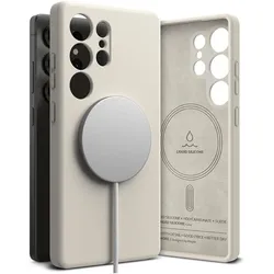 Ringke Silicone Case (Samsung Galaxy S25 Ultra), Smartphone Hülle, Grau