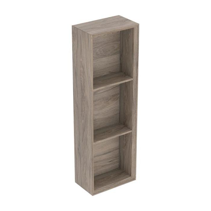 Geberit iCon Regal 502320JR1 22,5x70x13,2cm, rechteckig, nussbaum/Melamin Struktur