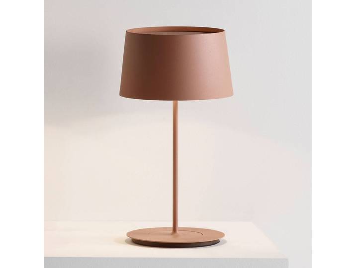 Vibia Designer Tischlampe Warm, braun / rost, für Wohn- / Esszimmer, Aluminium, Modern, Tischlampe