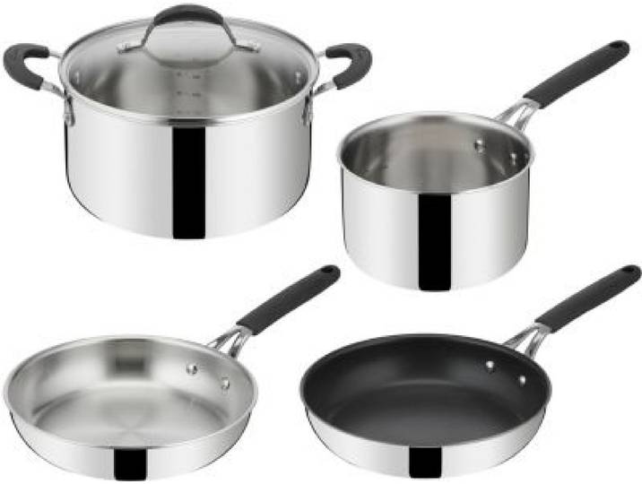 Lagostina - Batterie De Cuisine Esperta Triply 5 Pcs
