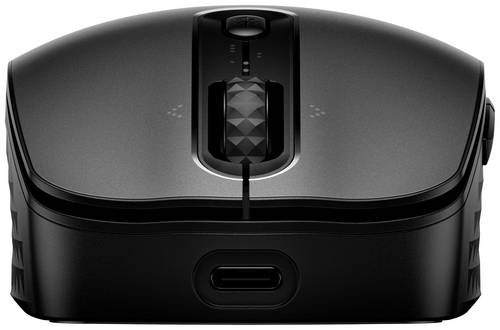 HP 690 Maus Kabellos Schwarz 7 Tasten 4000 dpi Wiederaufladbar, Wireless Charging